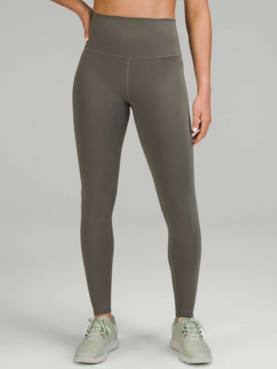 lululemon athletica Pants - Lululemon Wunder Train Contour Fit High-Rise Tight 28" Color Grey Sage Size 6